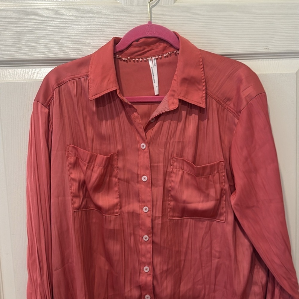 By Anthropology relaxed button down, medium - Picture 3 of 9